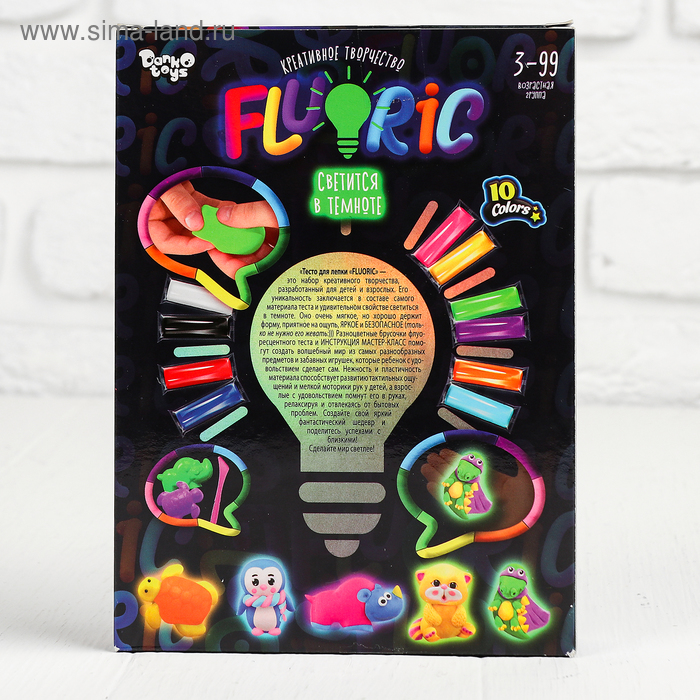 

Набор креативного творчества «Воздушный пластилин», серии «Fluoric»