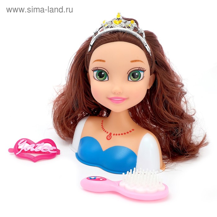 Кукла-манекен для создания причёсок «Анна» с аксессуарами цена и фото