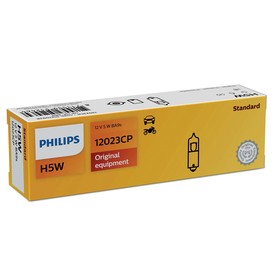 

Лампа автомобильная Philips, H5W, 12 В, 5 Вт, 12023CP