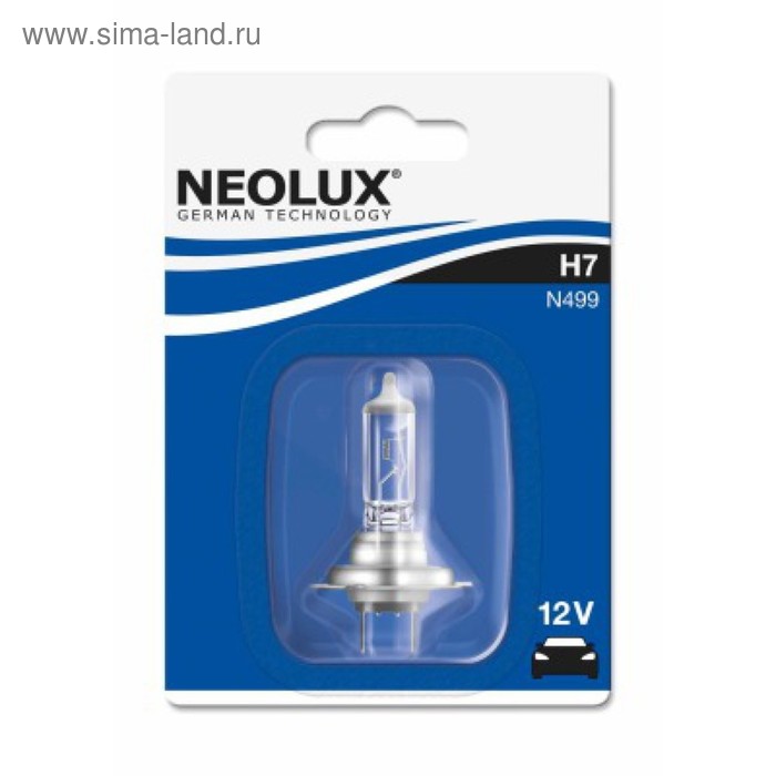 фото Лампа автомобильная neolux, h7, 12 в, 55 вт, n499-01b
