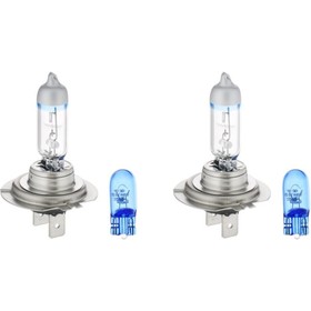 

Лампа автомобильная General Electric Megalight Ultra +90%, H7, 12В 55Вт, +W5W, 2 шт 58520S