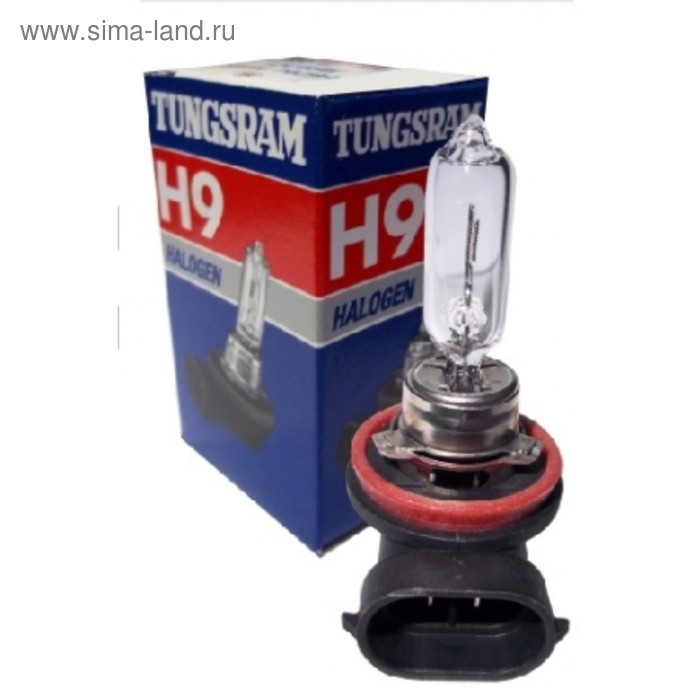 Лампа автомобильная Tungsram, H9, 12 В, 65 Вт, 53100U лампа автомобильная tungsram h9 12 в 65 вт 53100u