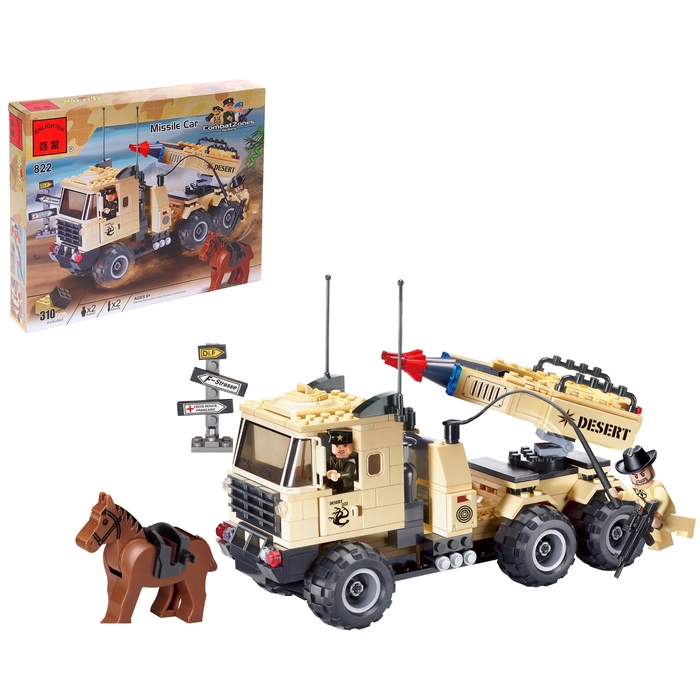 Конструктор «Передвижная ракетница», 310 деталей