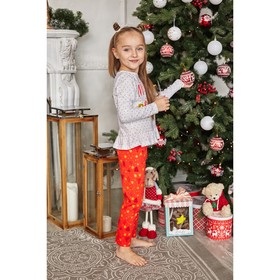 

Пижама детская KAFTAN "Bright" р.30 (98-104), красный/белый