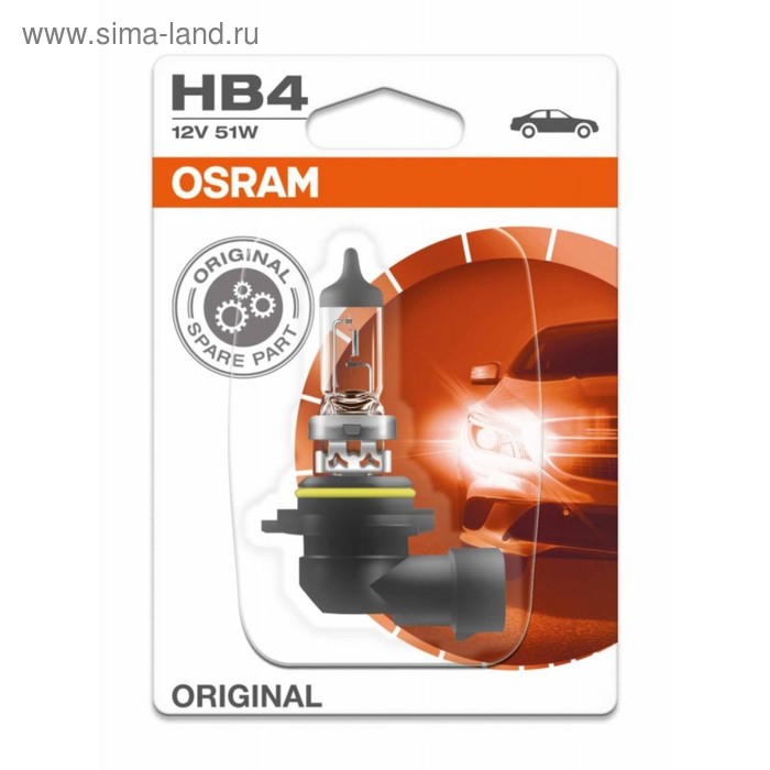 фото Лампа автомобильная osram, hb4, 12 в, 51 вт, 9006-01b