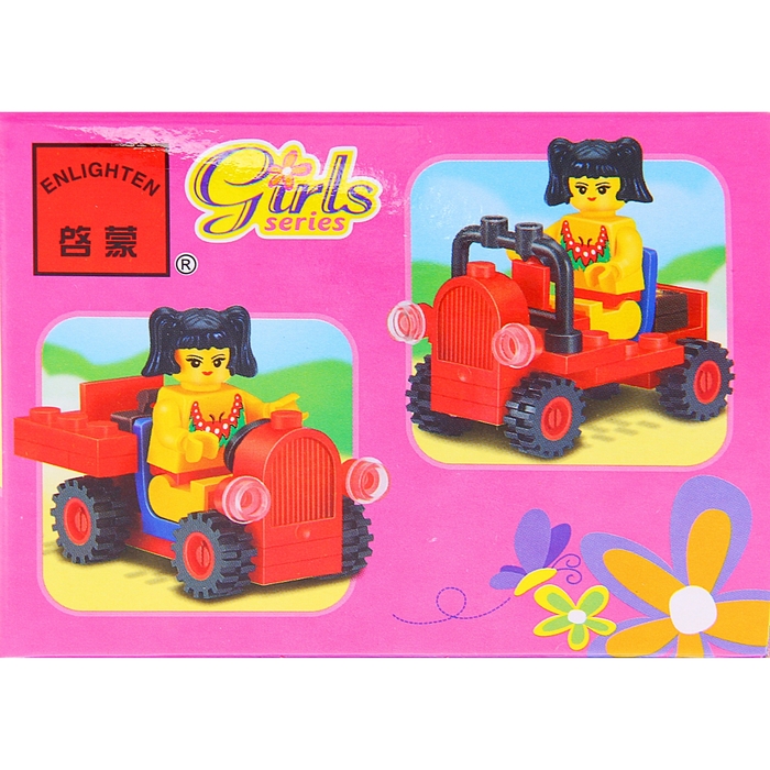 Конструктор Девчонки «Мини-машина», 34 детали