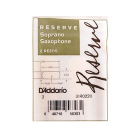 

Трости DIR0220 Reserve для саксофона сопрано, размер 2.0, 2шт