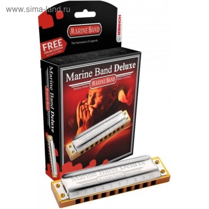 

Губная гармошка HOHNER Marine Band Deluxe 2005/20 Db (M200502X) Richter Classic