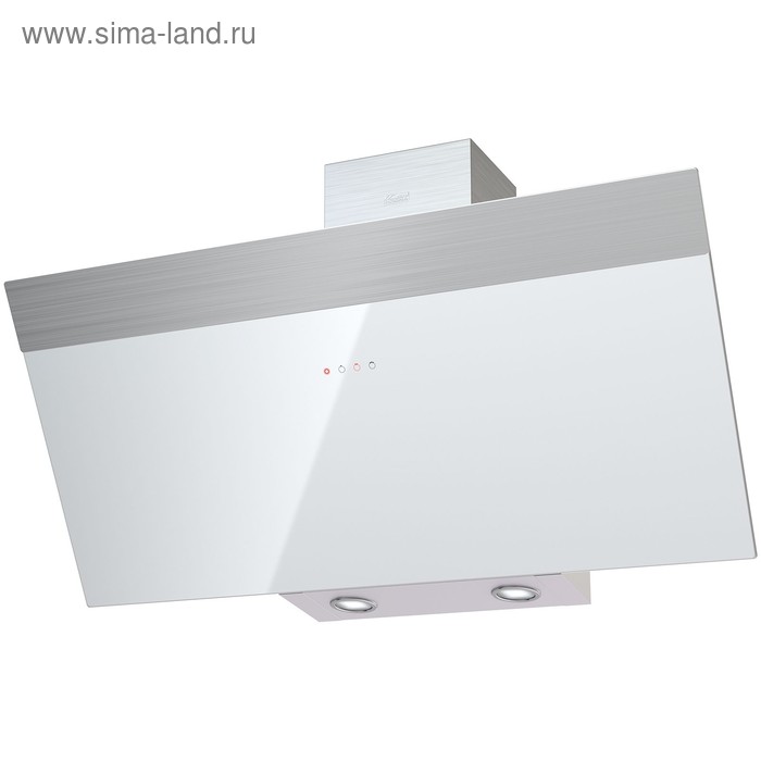 

Вытяжка KRONA KRISTEN 900 white/inox S, наклонная, 1000 м3/ч, 3 скорости, 90 см, белая