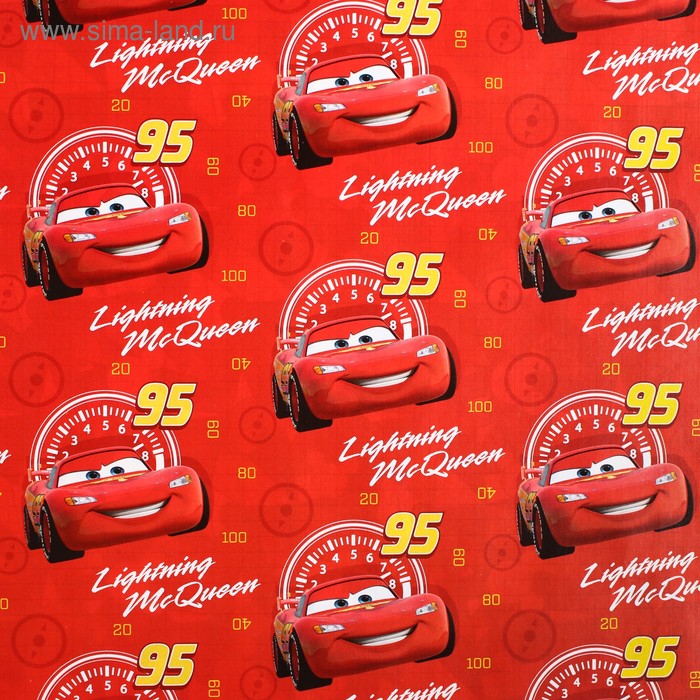 

Бумага упаковочная 60х90 см, Тачки