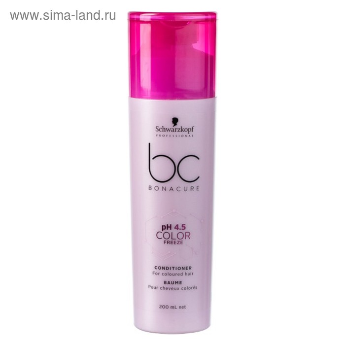 Кондиционер для волос Schwarzkopf Professional BC pH 45 Color Freeze 200 мл 1095₽