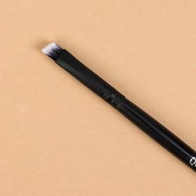 

Кисть для макияжа «Premium Brush», в чехле, скошенная, 12,5 см, цвет чёрный