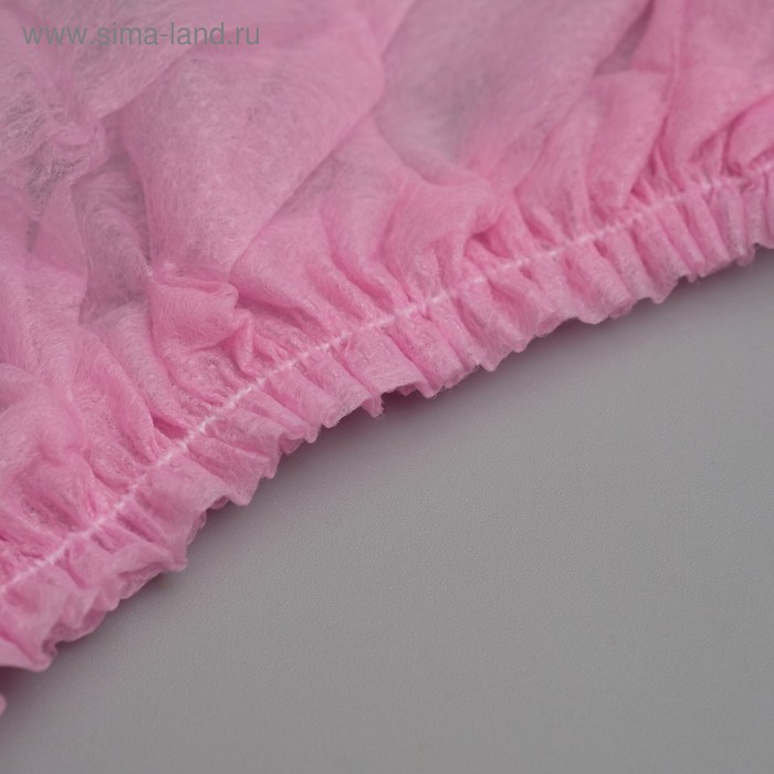 фото Носки одноразовые розовые спандбонд 360*120 17 гр/м для прокатной обуви р-р 43-44