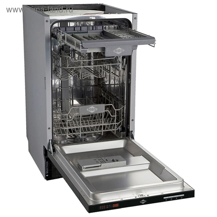 Посудомоечная машина MBS DW-451, встраиваемая, класс А++, 10 комплектов, 6 программ посудомоечная машина lex pm 4563 a встраиваемая класс а 10 комплектов 6 режимов