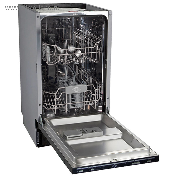 Посудомоечная машина MBS DW-455, встраиваемая, класс А++, 9 комплектов, 5 программ