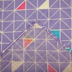 Постельное бельё 2 сп «Треугольники», цвет синий, 175х210см, 180х210, 70х70 -2 шт бязь - Фото 2