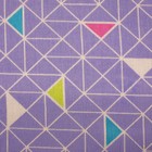 Постельное бельё 2 сп «Треугольники», цвет синий, 175х210см, 180х210, 70х70 -2 шт бязь - Фото 3