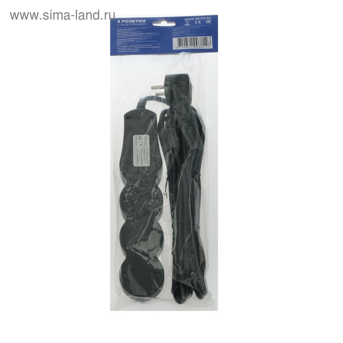 Купить Сетевой фильтр 5bites SP4B-150 4S, 4 розетки, 5 м, 10 А, 3х0.75 мм2, с выкл., черный Сетевой фильтр 5bites SP4B-150 4S, 4 розетки, 5 м, 10 А, 3х0.75 мм2, с выкл., черный