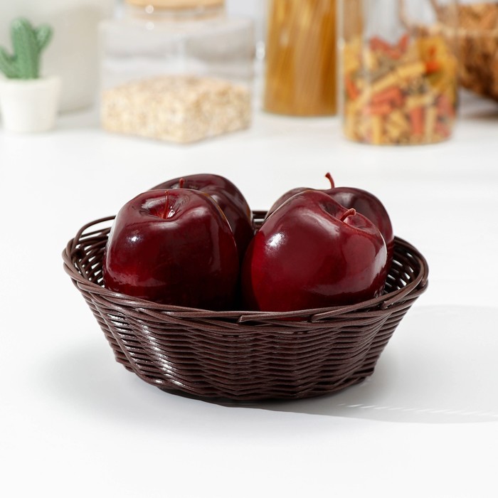 Корзинка для фруктов и хлеба Доляна «Шоко», 20×20×7 см корзинка универсальная доляна 17 5×20×7 5 см цвет чёрный