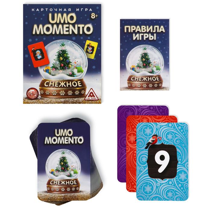 

Новогодняя игра «UMOmomento. Снежное», 70 карт