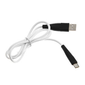 

Кабель LuazON, Type-C - USB, 1 А, 1 м, белый