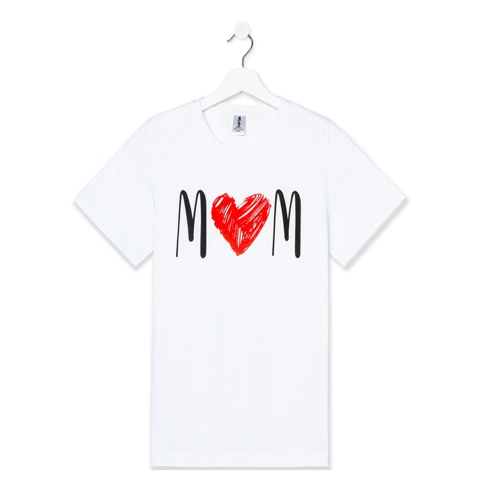 

Футболка женская KAFTAN "Love mom", белый, р. 46
