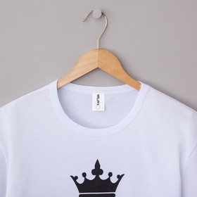 

Футболка мужская KAFTAN "King", белый, р. 52
