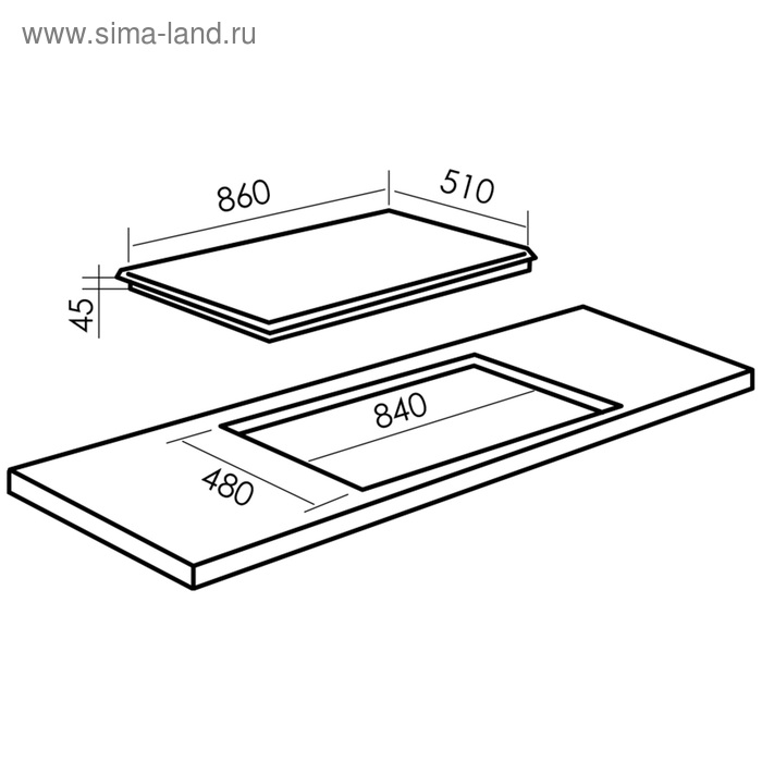 фото Варочная поверхность mbs pg-908bl, газовая, 5 конфорок, механич. управление, чёрная