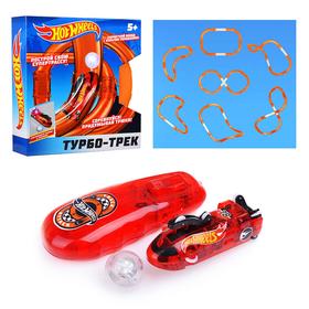 

Турбо-трек Hot Wheels, 20 деталей, ик управление, 1 болид, световые эффекты
