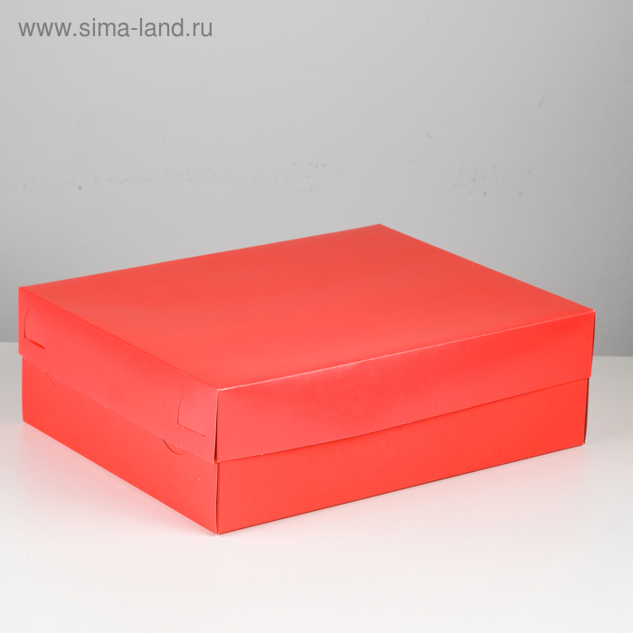 

Упаковка на 12 капкейков, красная, 32 х 25,5 х 10 см