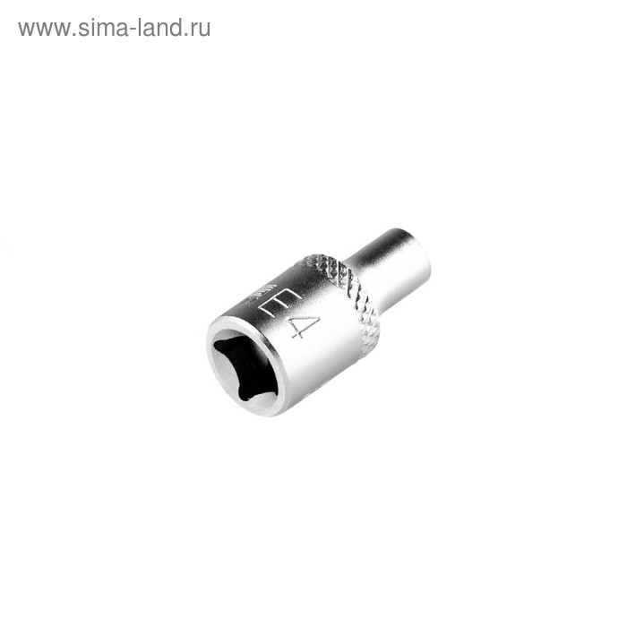 Головка торцевая Stels 13863, Е4, CrV, 1/4 головка торцевая 1 2 е16 crv stels