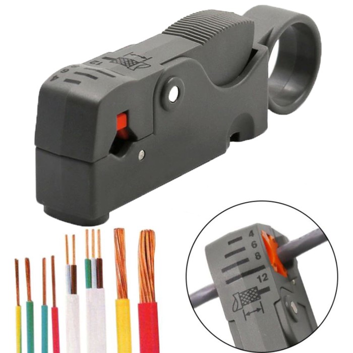 Стриппер TORSO для безопасной зачистки проводов 4-12 мм стриппер лом 210 мм для зачистки проводов 0 75 6 мм и обжима клемм 1 5 6 мм