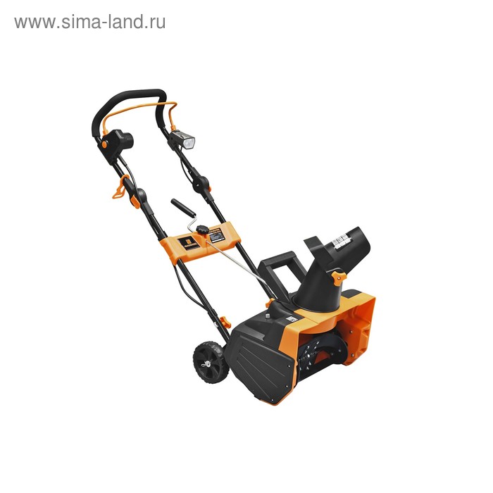 Снегоуборщик CARVER STE 2346L 01.017.00011, 220 В, 2.3 кВт, 46х20 см, 6 м, LED-фара