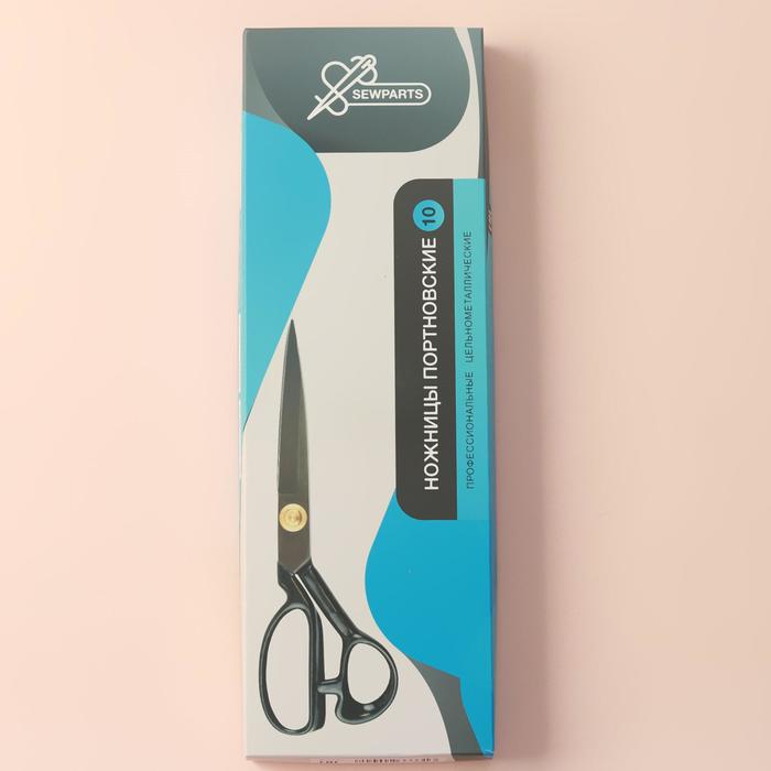 

Ножницы портновские, 10'', 25 см, цвет чёрный