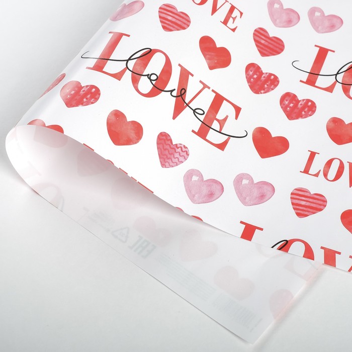 Бумага глянцевая LOVE, 70 × 100 см