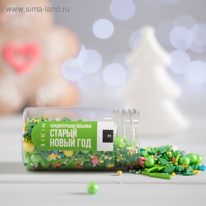 Посыпка кондитерская MIXIE Старый новый год 50 г 163₽