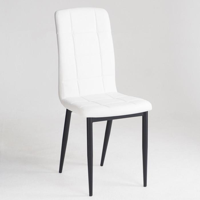 Стул Квадро, Металл черный/AERO белый стул квадро металл черный aero кремовый