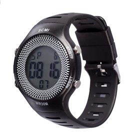 

Часы наручные "Шервуд", электронные, с календарем, l=23 см, черные