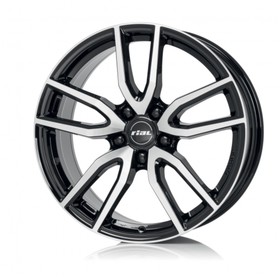 

Литой диск Rial Torino 7.5x17 5x114.3 ET40 d70.1 Diamond Black Front Polished
