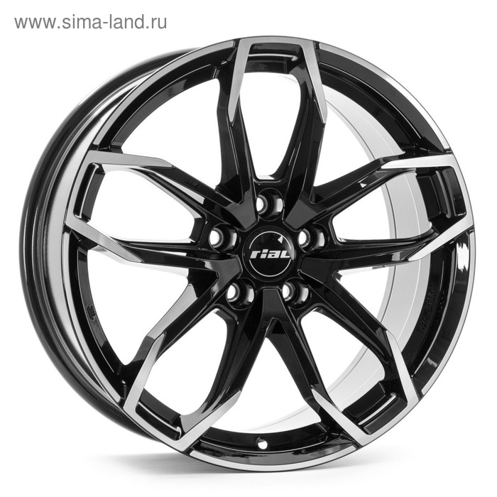 фото Литой диск rial lucca 7.5x17 5x112 et37 d66.6 diamond black front polished