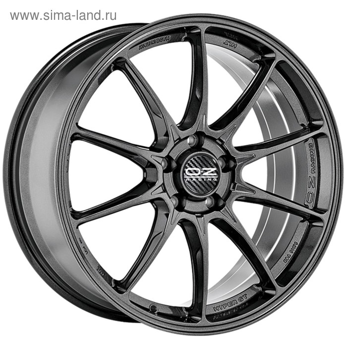 фото Литой диск oz hyper gt hlt 10.0x20 5x112 et33 d66.46 star graphite diamond lip