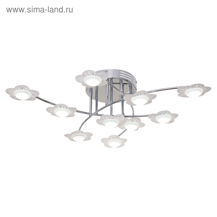 

Люстра 0648/3 G4 50Вт хром 80x80x18 см