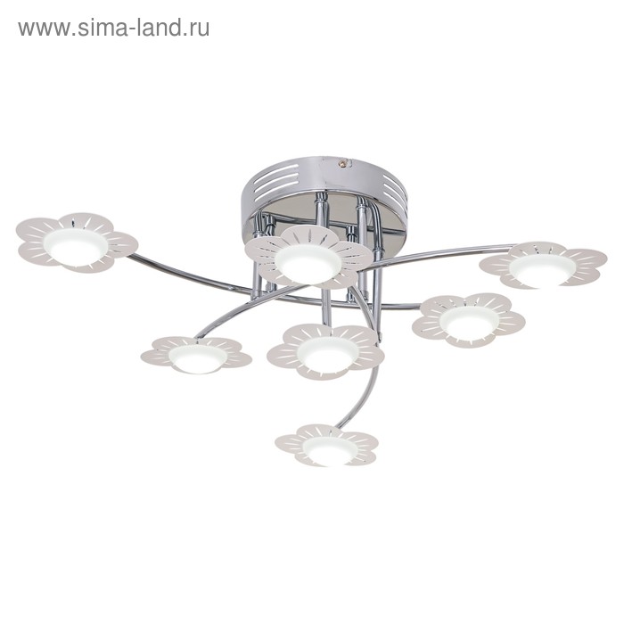 

Люстра 0648/7 G4 35Вт хром 63x63x18 см