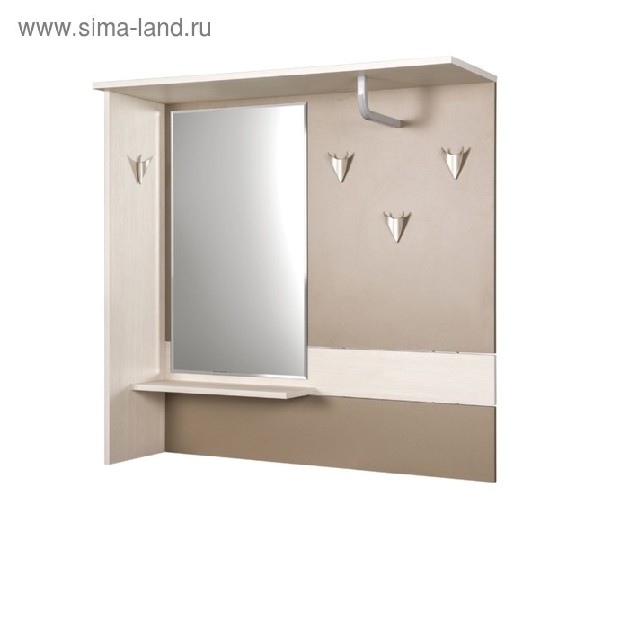 Вешалка Бритни 03.294, 1000х336х1016, Латте/Ясень анкор