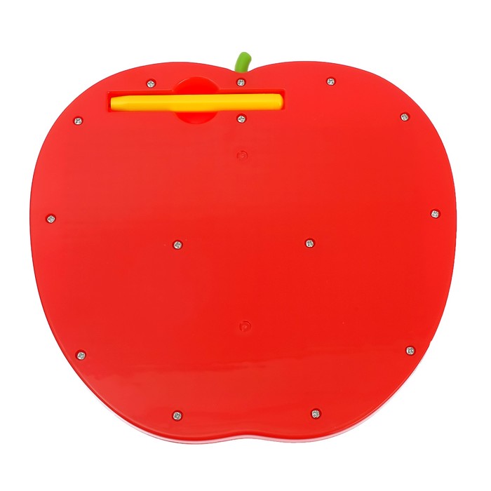 Магнитный планшет большое яблоко, 468 отверстий, цвет красный