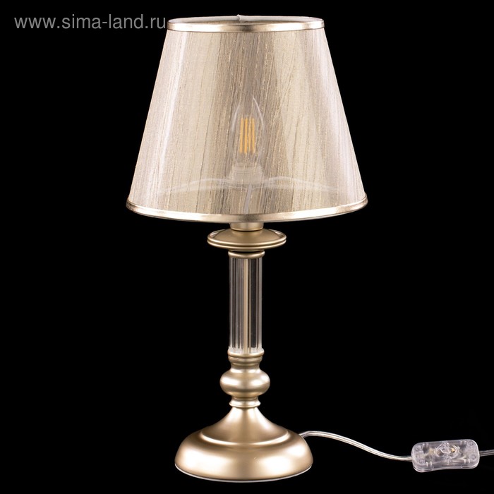 Настольная лампа Ksenia, 40Вт E14, цвет золото