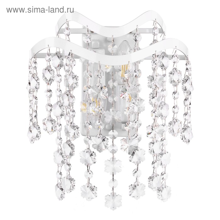 

Бра Charlotte, 2x40Вт E14, цвет белый