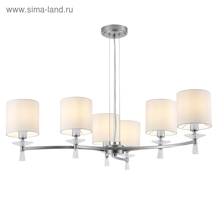 Люстра Grazia 6x40Вт E14 цвет хром 21592₽