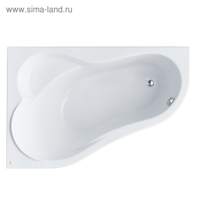 Ванна акриловая Santek «Ибица» 150х100 см, асимметричная левая, белая santek 1wh112036 ибица xl ванна акриловая 160х100 l см белая