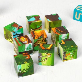 

Набор развивающих кубиков «Дикие животные. 6 в 1» 4×24×20 см